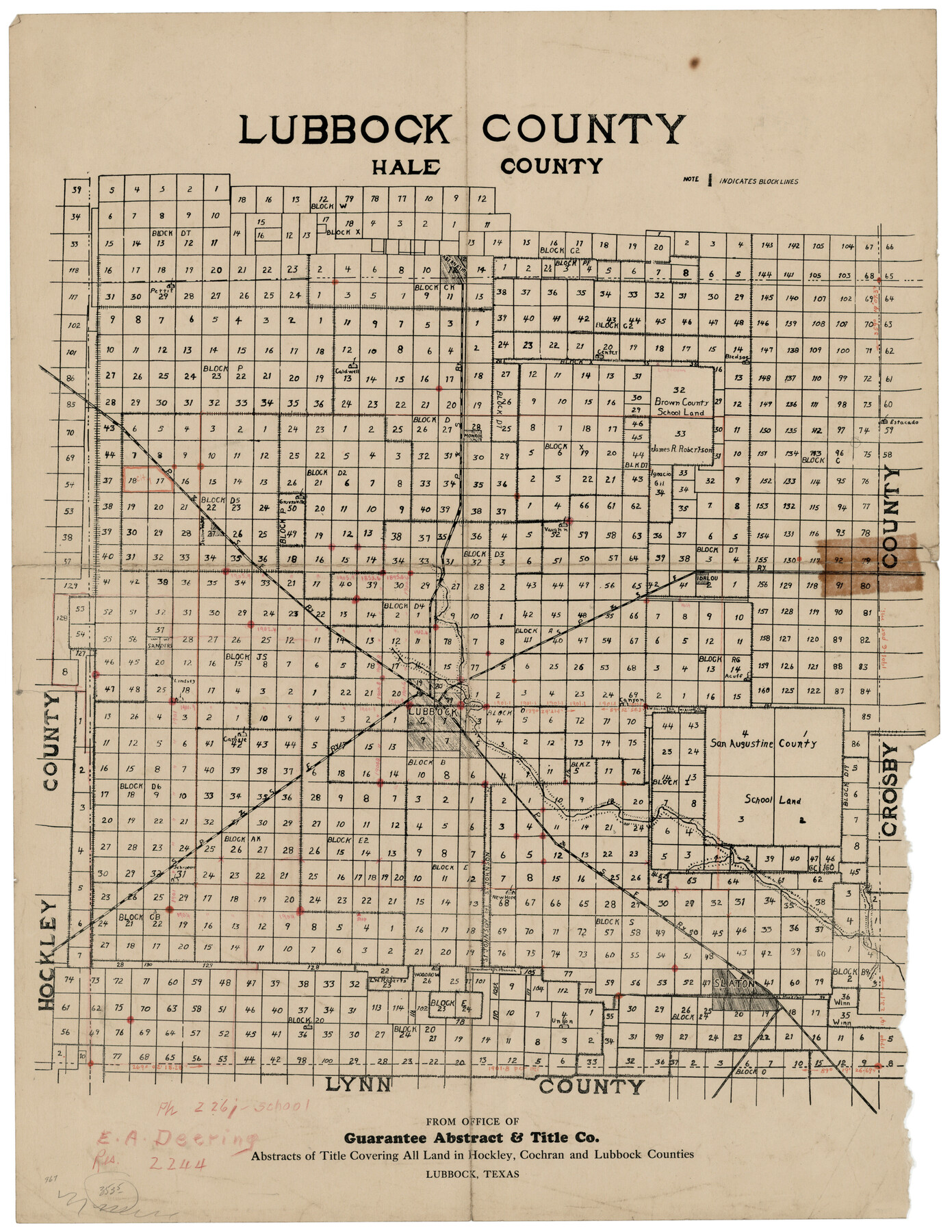 92808, Lubbock County, Twichell Survey Records