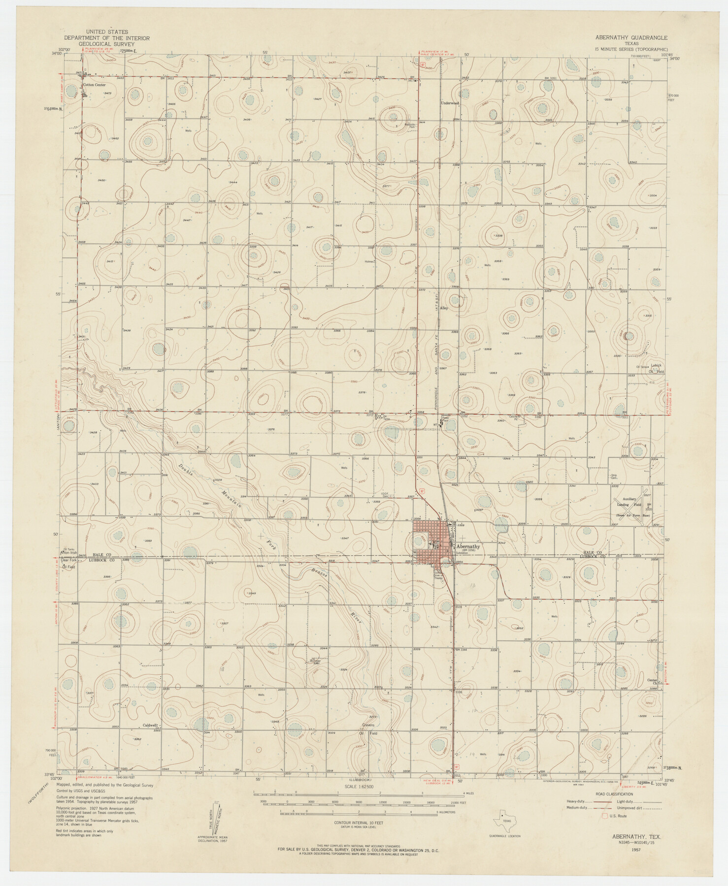 92813, Abernathy Quadrangle, Twichell Survey Records