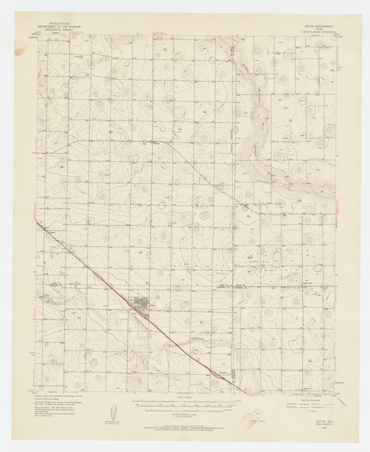 92814, Anton Quadrangle, Twichell Survey Records