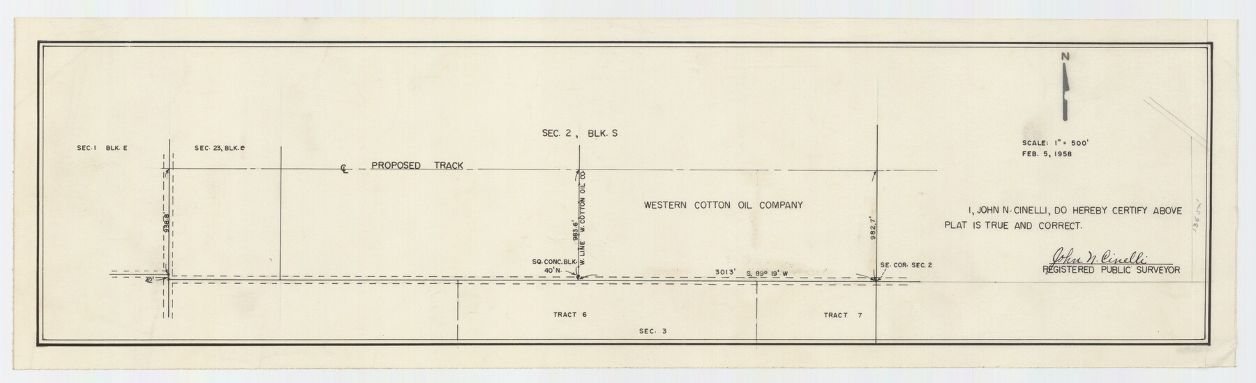 92860, [Section 2, Block S], Twichell Survey Records