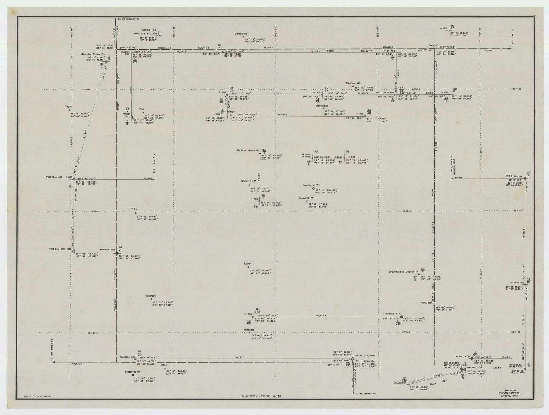 92953, [Terry County], Twichell Survey Records