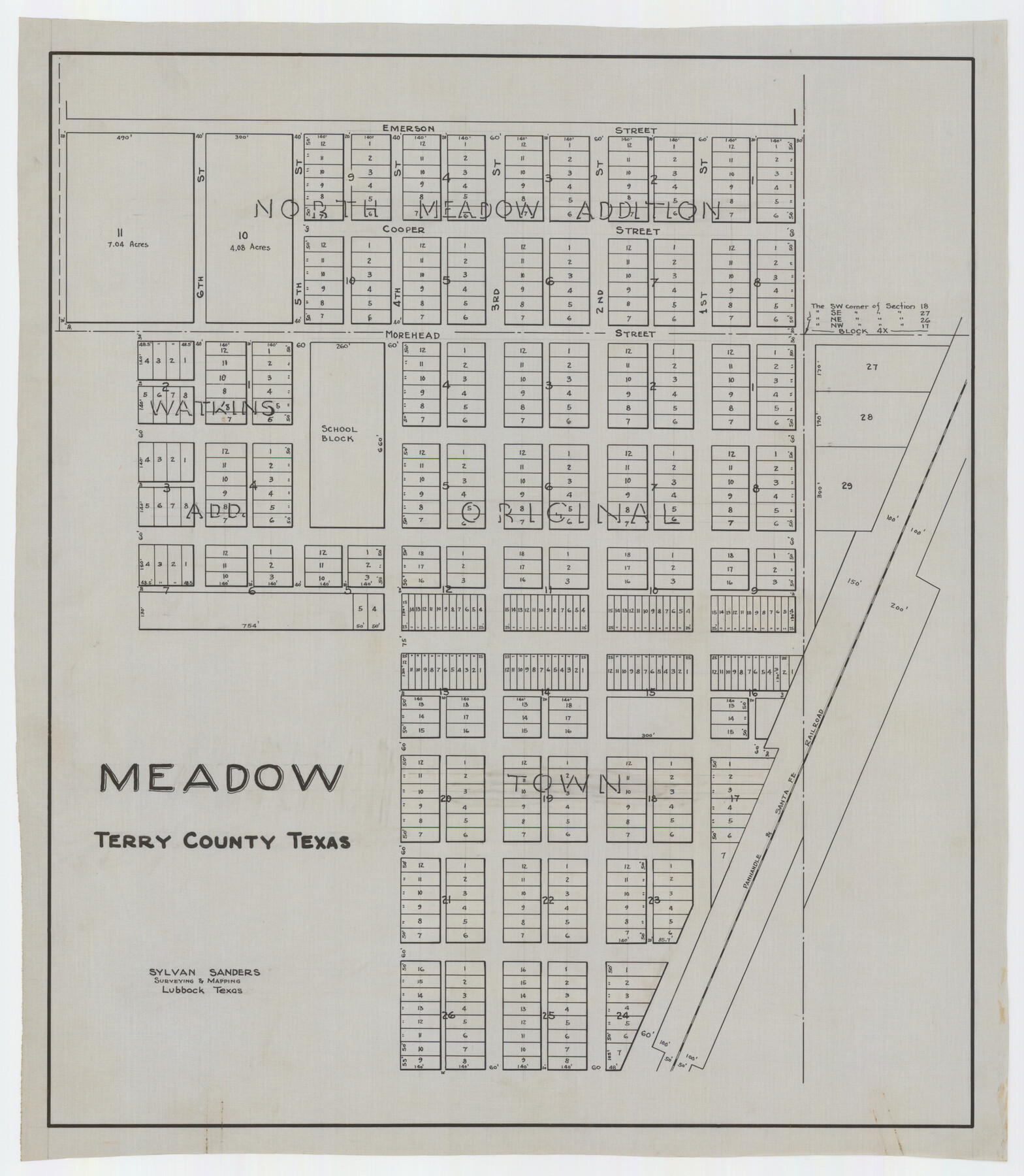 92956, Meadow, Twichell Survey Records