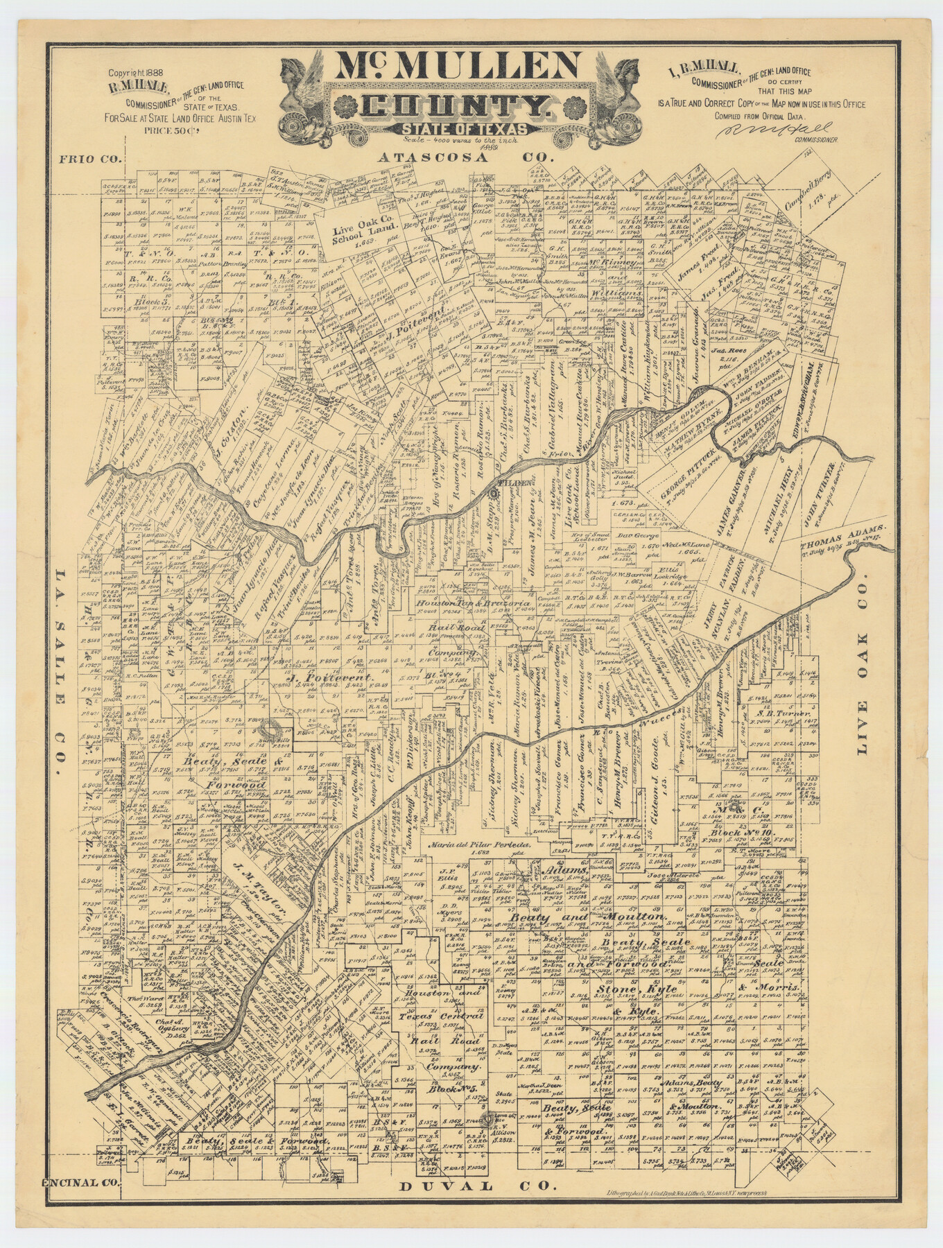 92957, McMullen County, Twichell Survey Records