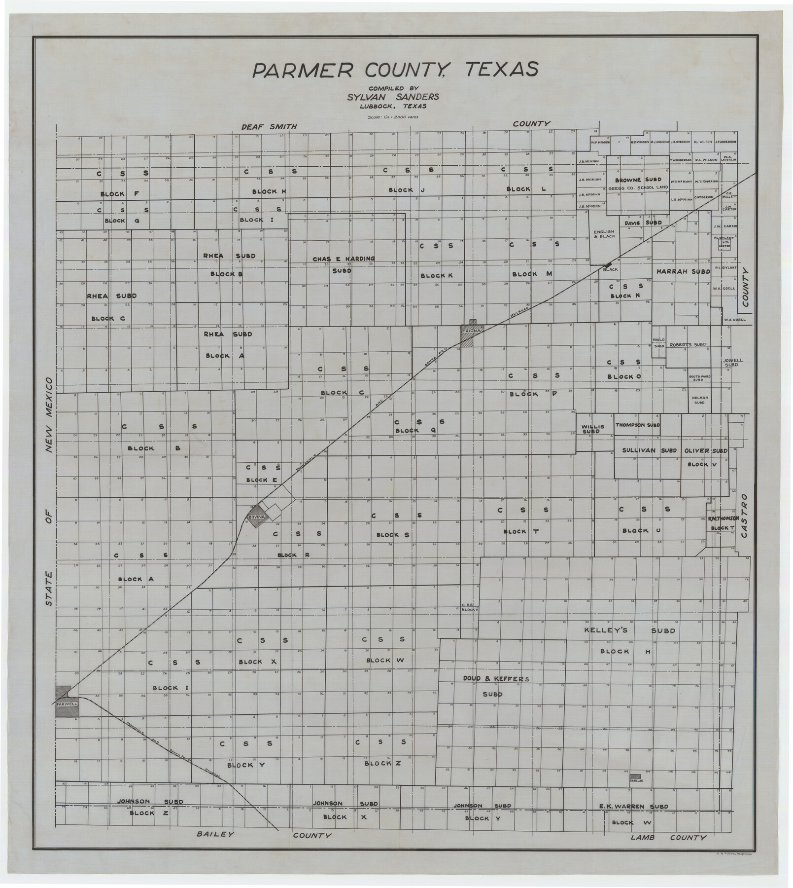 92964, Parmer County, Twichell Survey Records