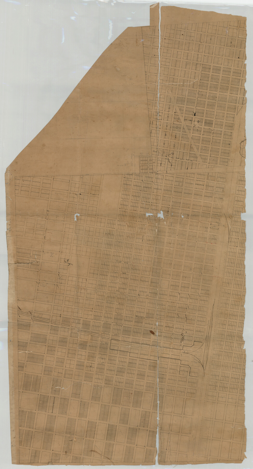 92990, [Sketch showing Blocks B5, B6 and G.&M. Block 5 north of Capitol Land], Twichell Survey Records