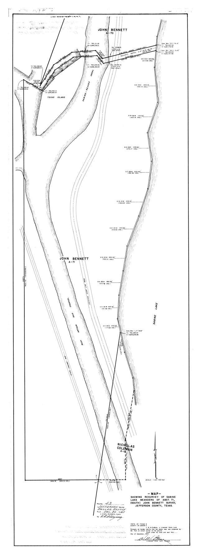 9303, Jefferson County Rolled Sketch 43, General Map Collection