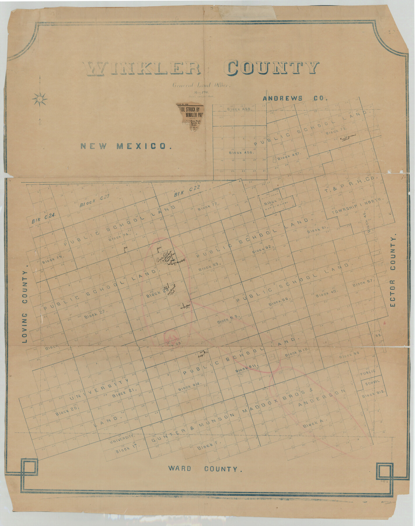 93038, Winkler County, Twichell Survey Records