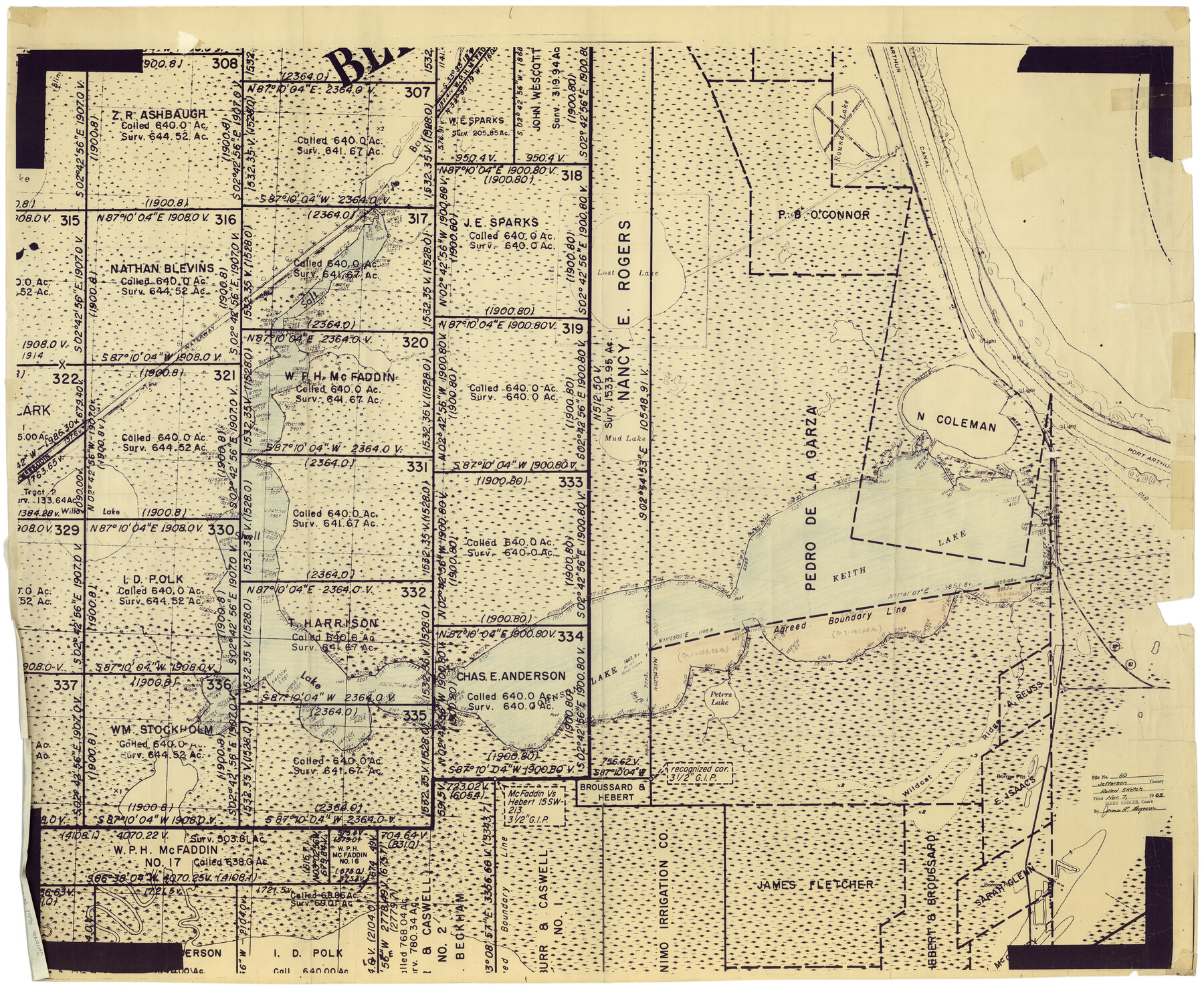 9306, Jefferson County Rolled Sketch 50, General Map Collection

