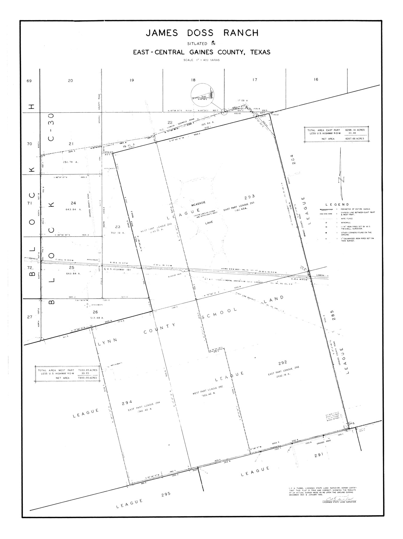 9314, Gaines County Rolled Sketch 24, General Map Collection