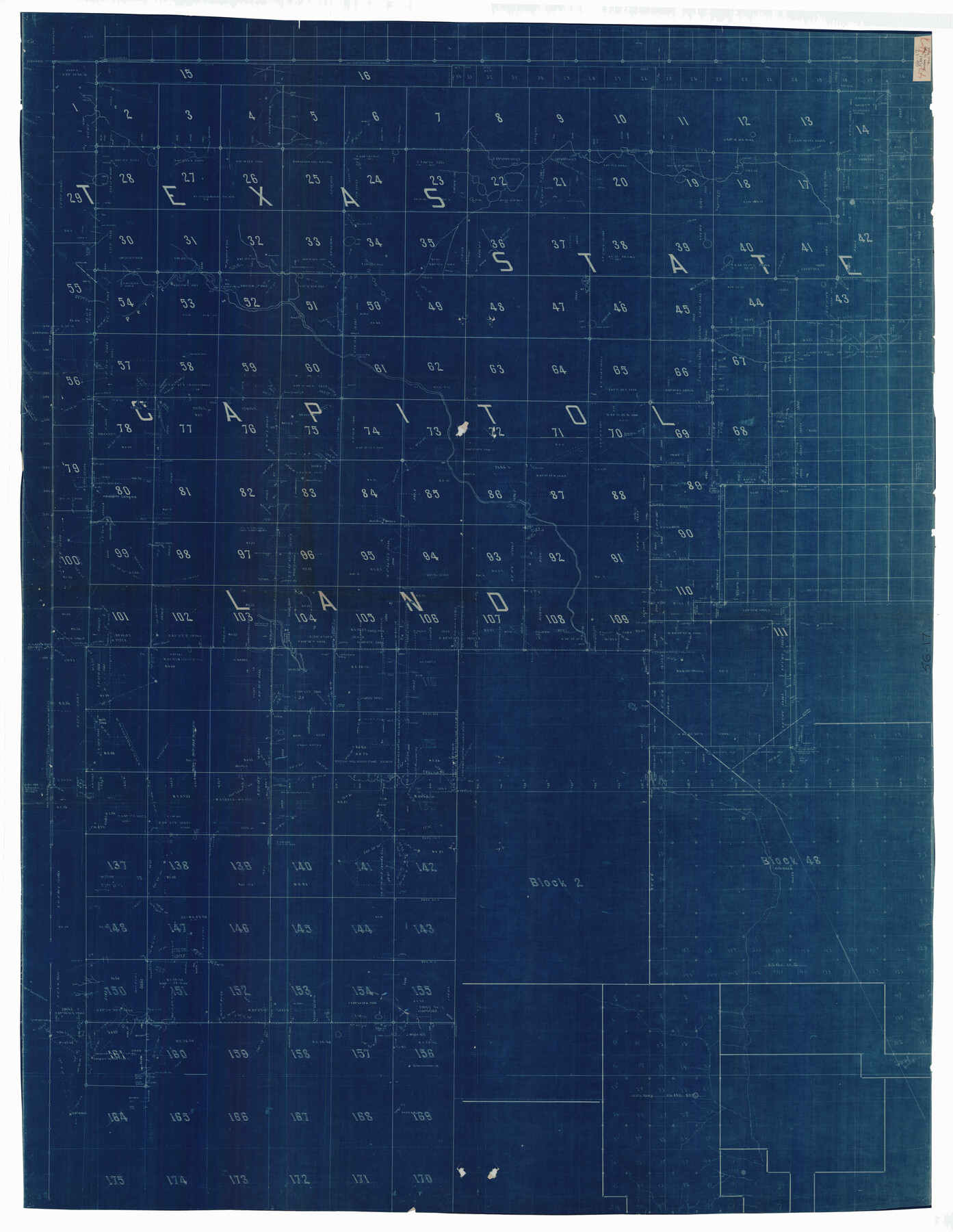 93145, [Map showing State Capitol Lands], Twichell Survey Records