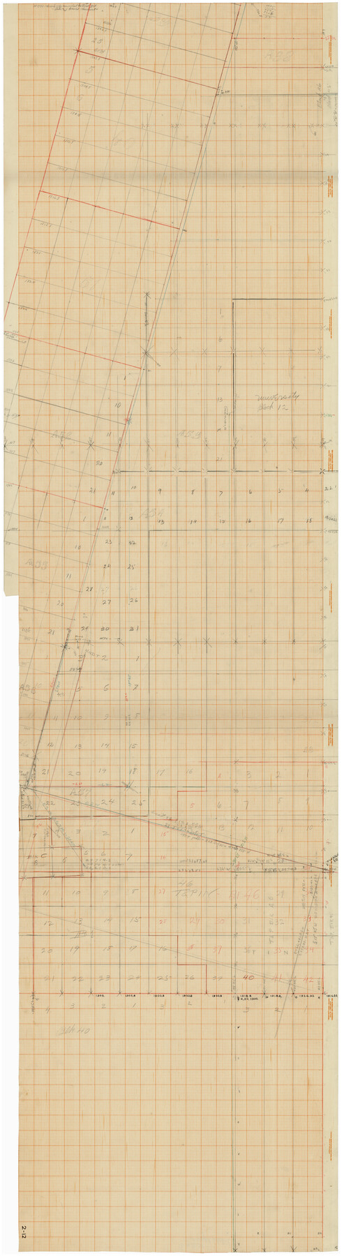 93149, [PSL Blocks A, 38, 40, 51-57, B-1 and C and T. & P. Block 46, Township 1N], Twichell Survey Records