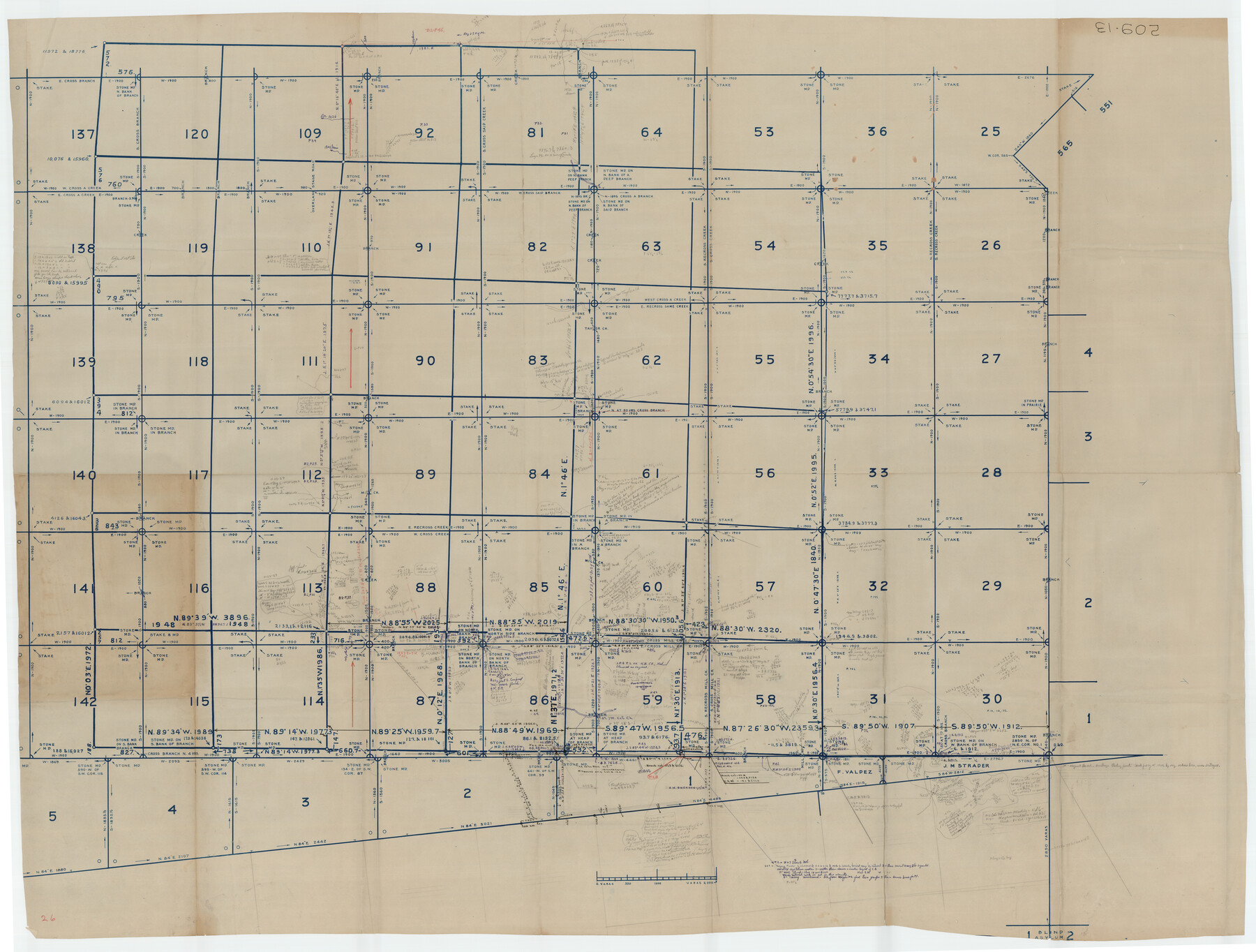 93186, [E. T. RR. Block 1], Twichell Survey Records