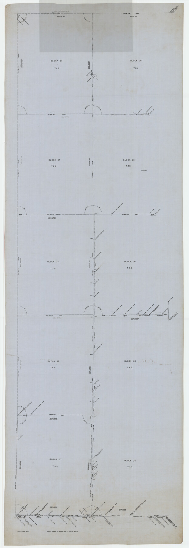 93213, [Blocks 36 and 37, Townships 1S-5S], Twichell Survey Records