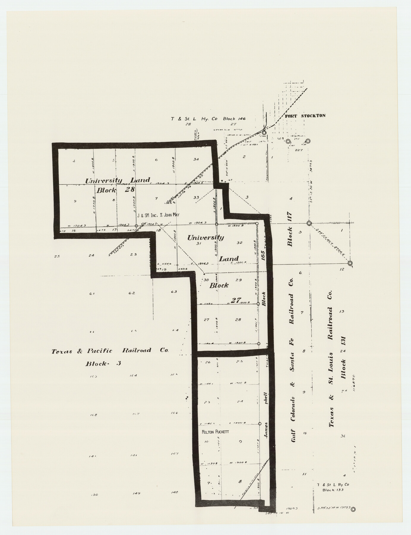 93244, University of Texas System University Lands, Twichell Survey Records