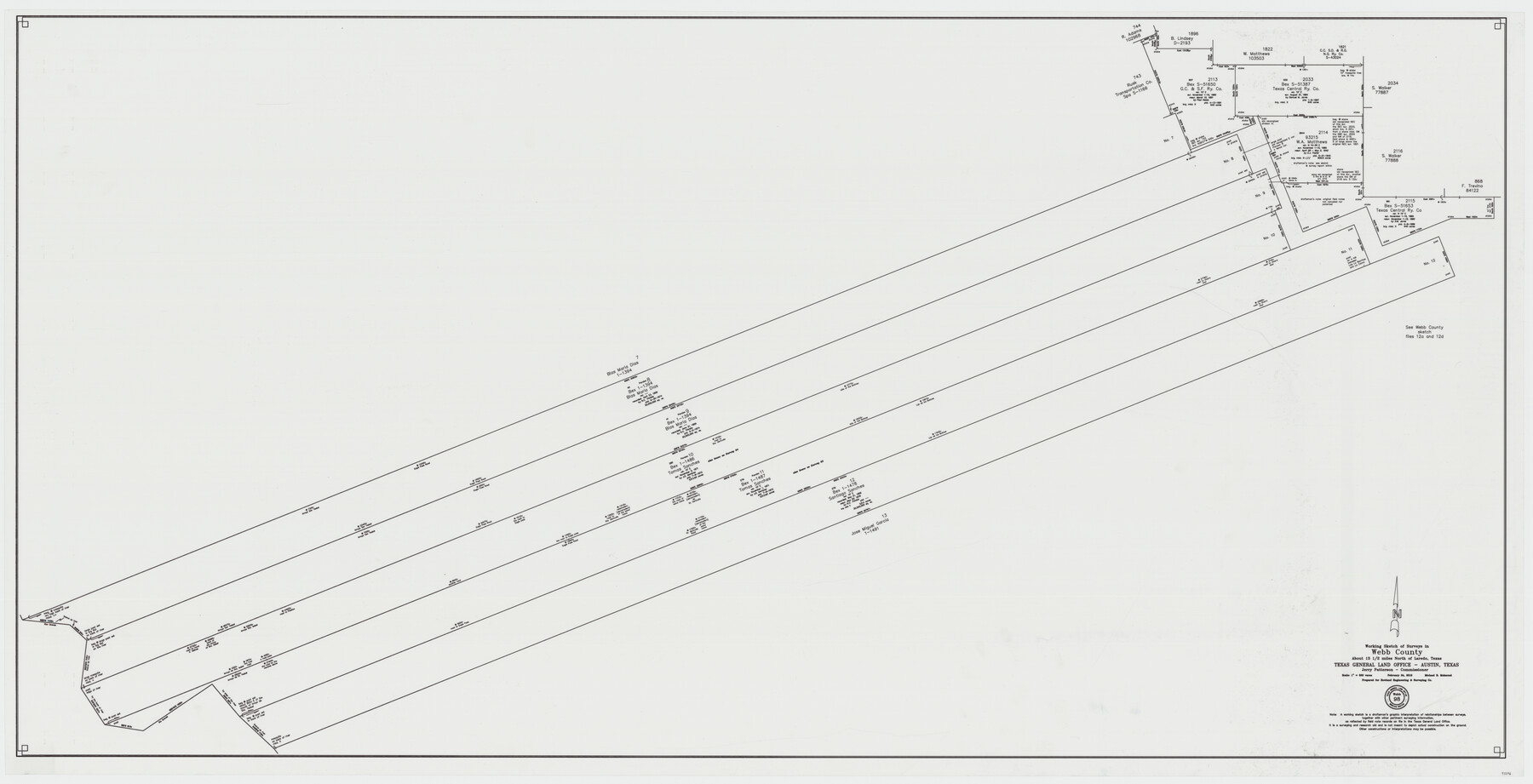 93276, Webb County Working Sketch 98, General Map Collection