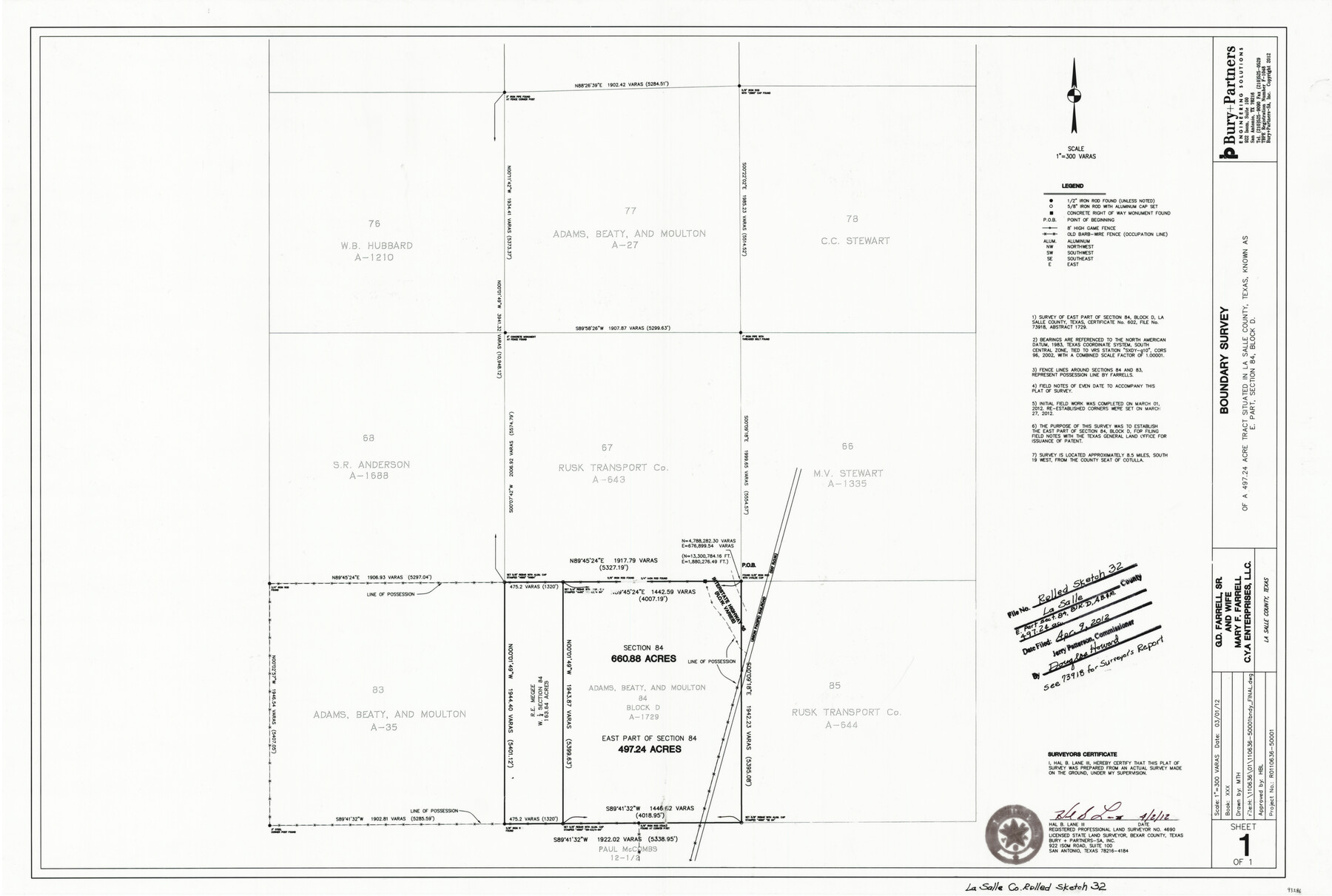 93286, La Salle County Rolled Sketch 32, General Map Collection