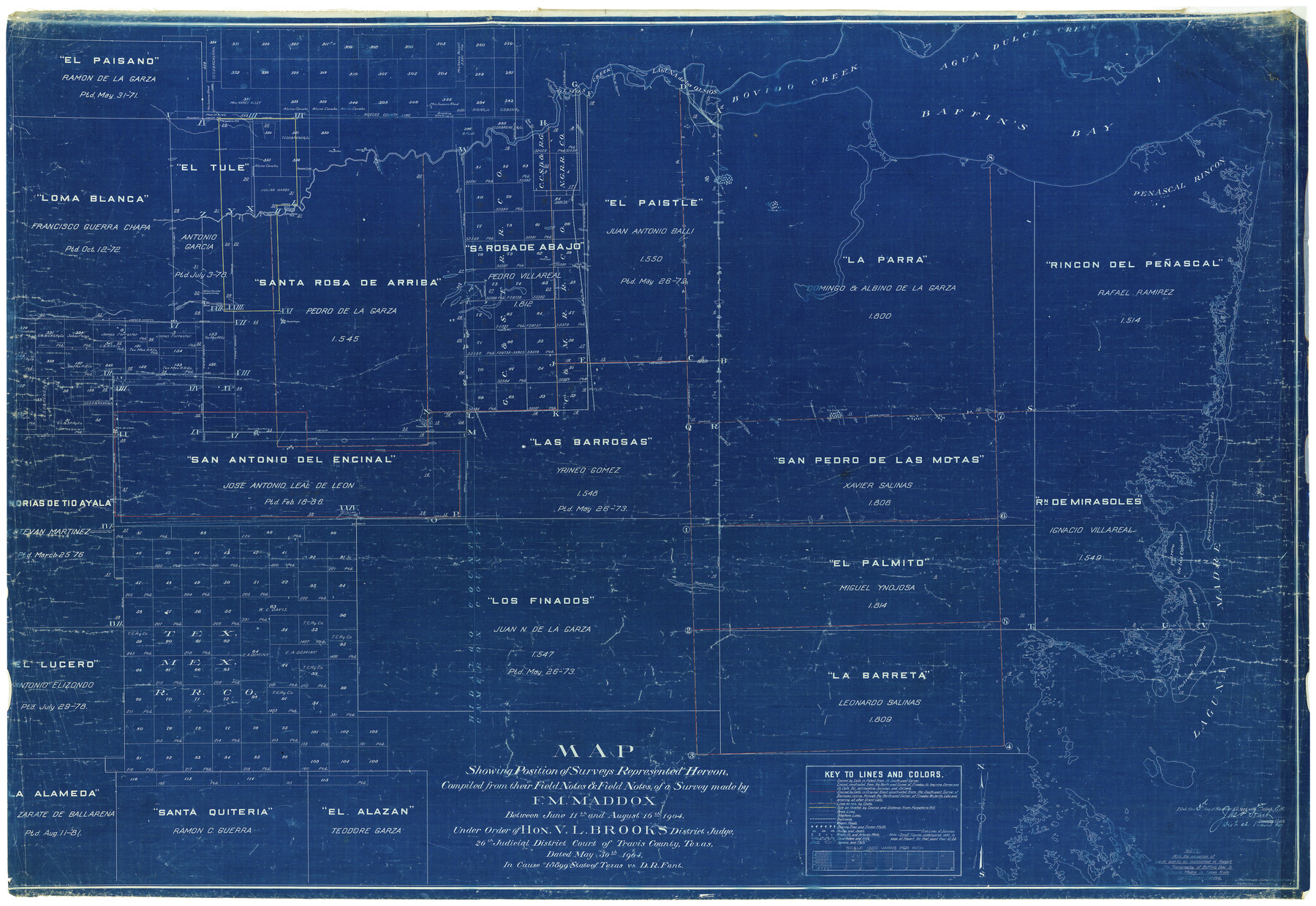 9329, Kenedy County Rolled Sketch 3, General Map Collection
