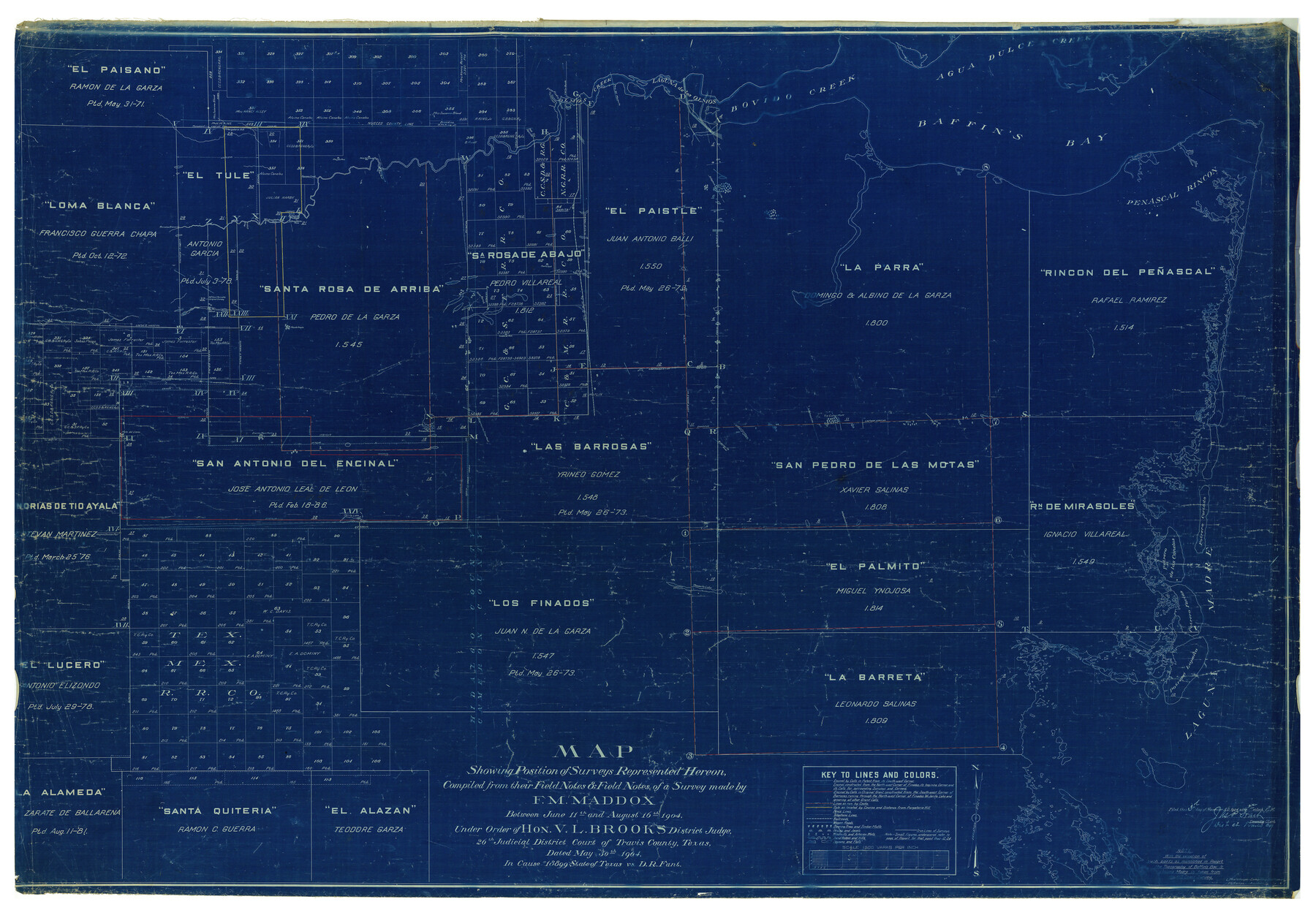9329, Kenedy County Rolled Sketch 3, General Map Collection