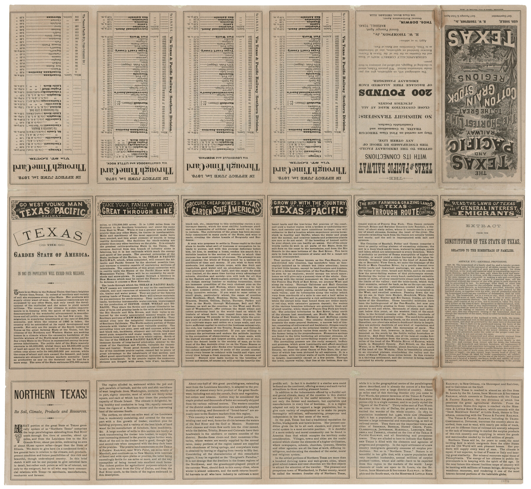 93398, A Geographically Correct Map of the State of Texas, General Map Collection - 1