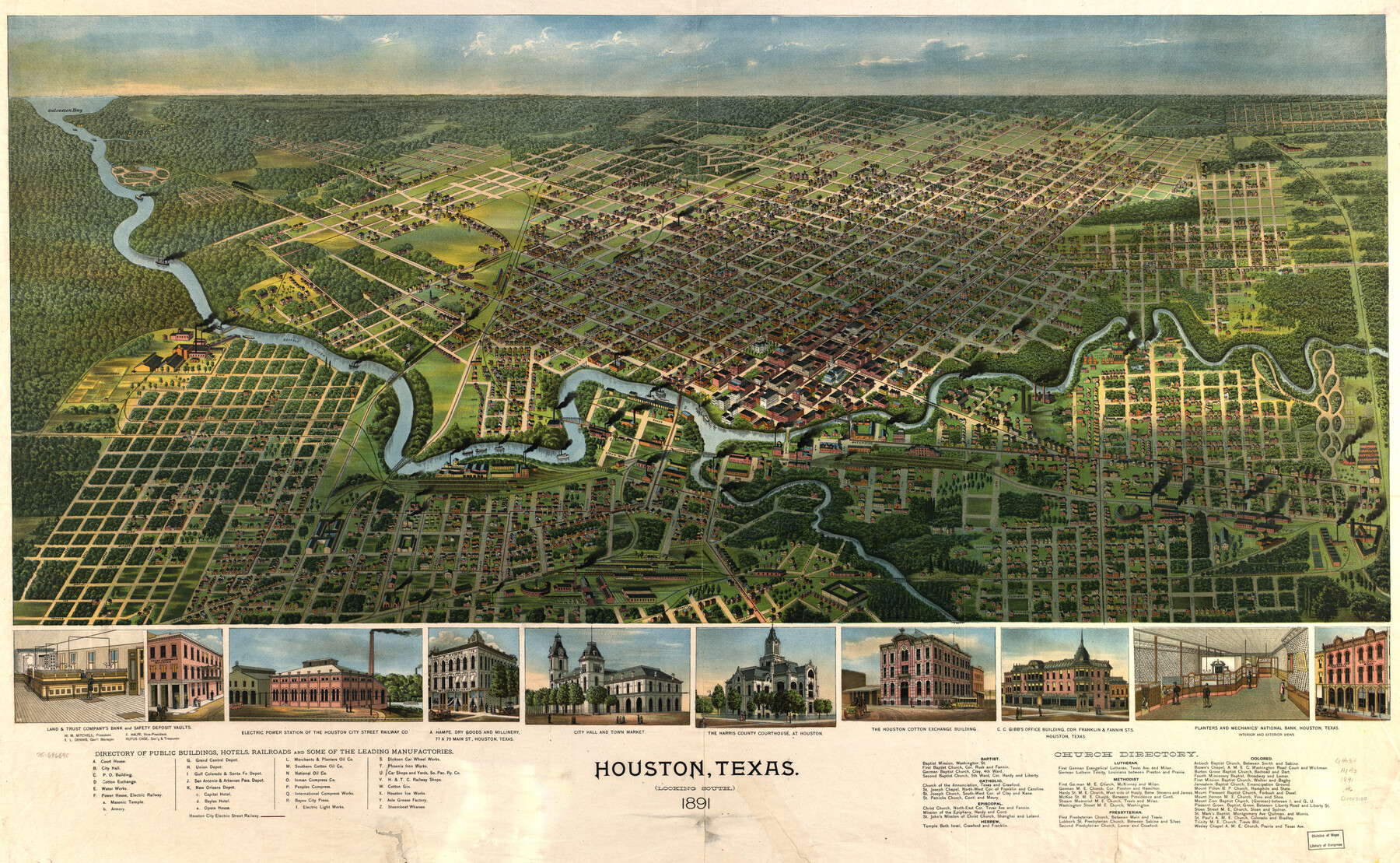 93465, Houston, Texas (Looking South), Library of Congress