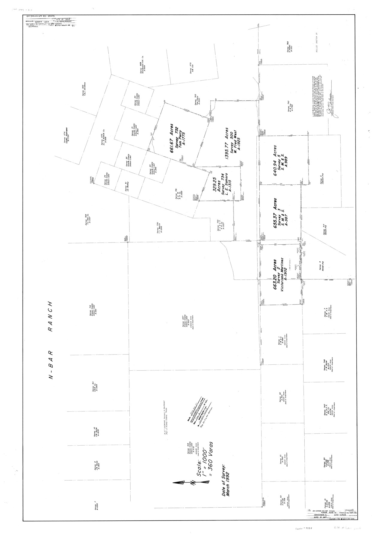 9358, Kinney County Rolled Sketch 21, General Map Collection