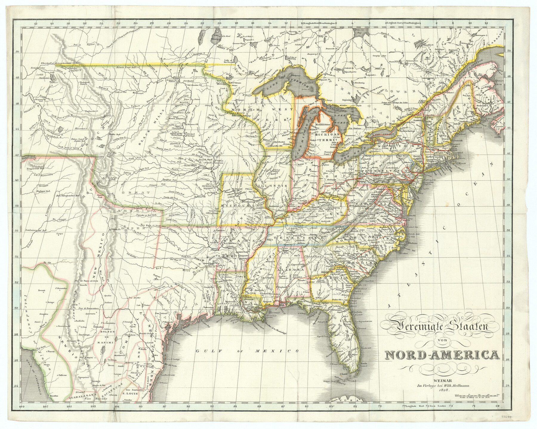 93644, Vereinigte Staaten von Nord America, General Map Collection
