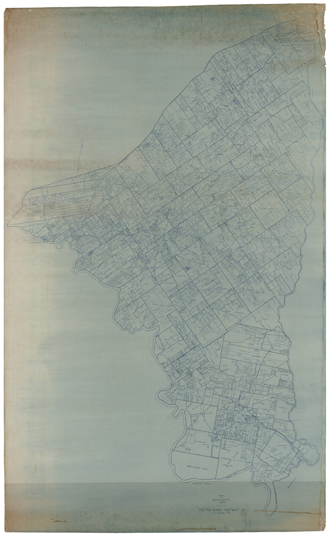 93648, Map of Brazos County, Texas, General Map Collection