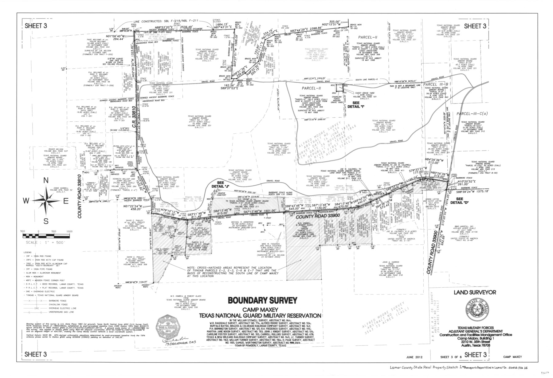 93657, Lamar County State Real Property Sketch 1, General Map Collection