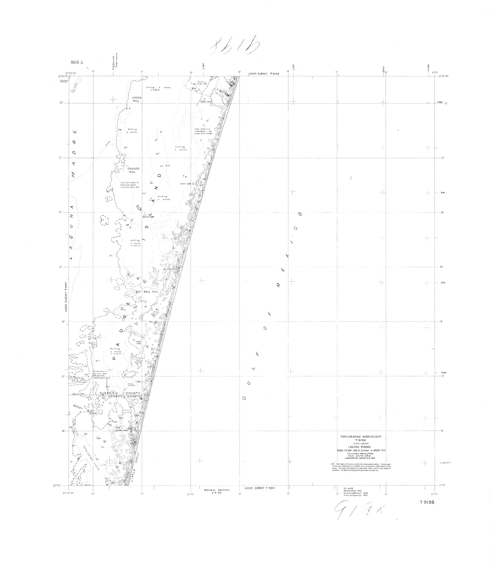 9367, Kleberg County Rolled Sketch 10-15, General Map Collection