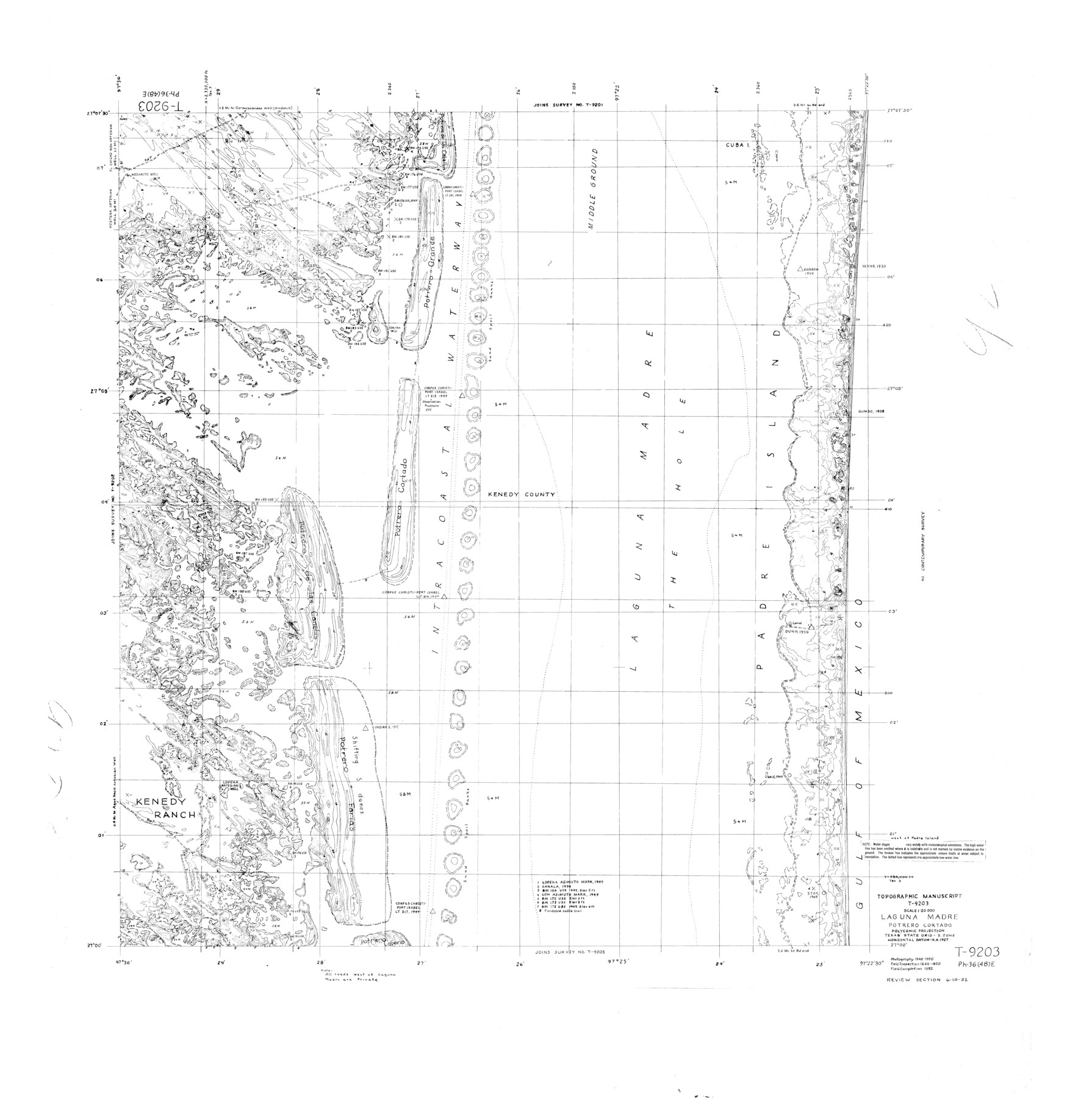 9368, Kleberg County Rolled Sketch 10-20, General Map Collection