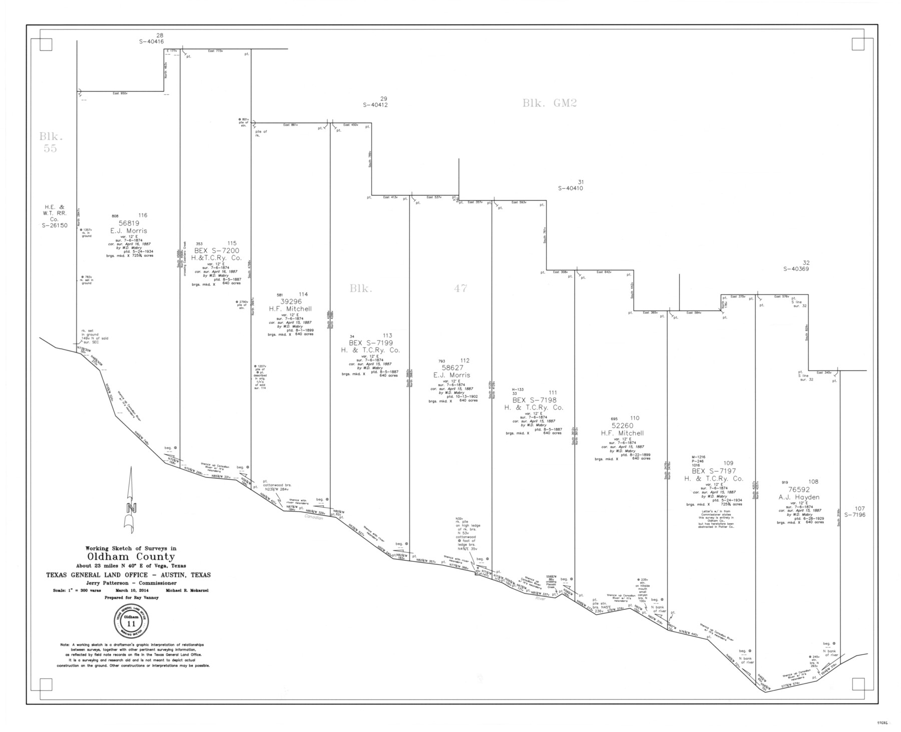 93686, Oldham County Working Sketch 11, General Map Collection