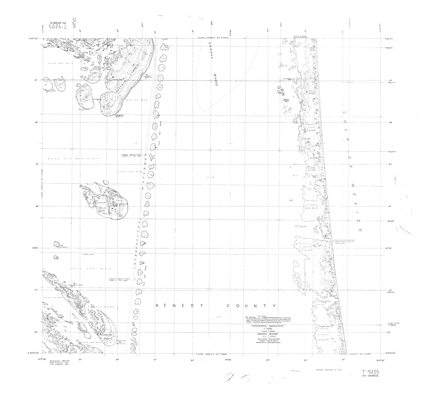 9376, Kleberg County Rolled Sketch 10-22, General Map Collection