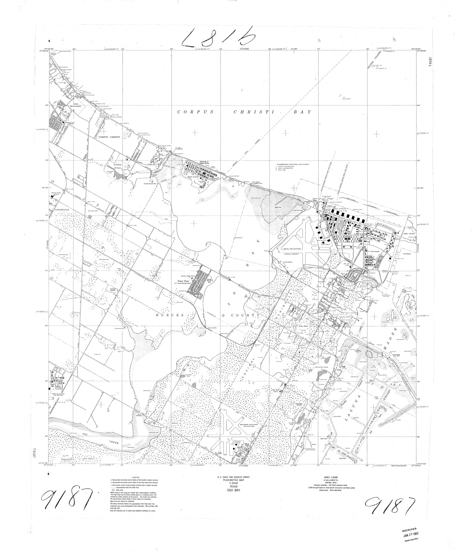 9378, Kleberg County Rolled Sketch 10-4, General Map Collection