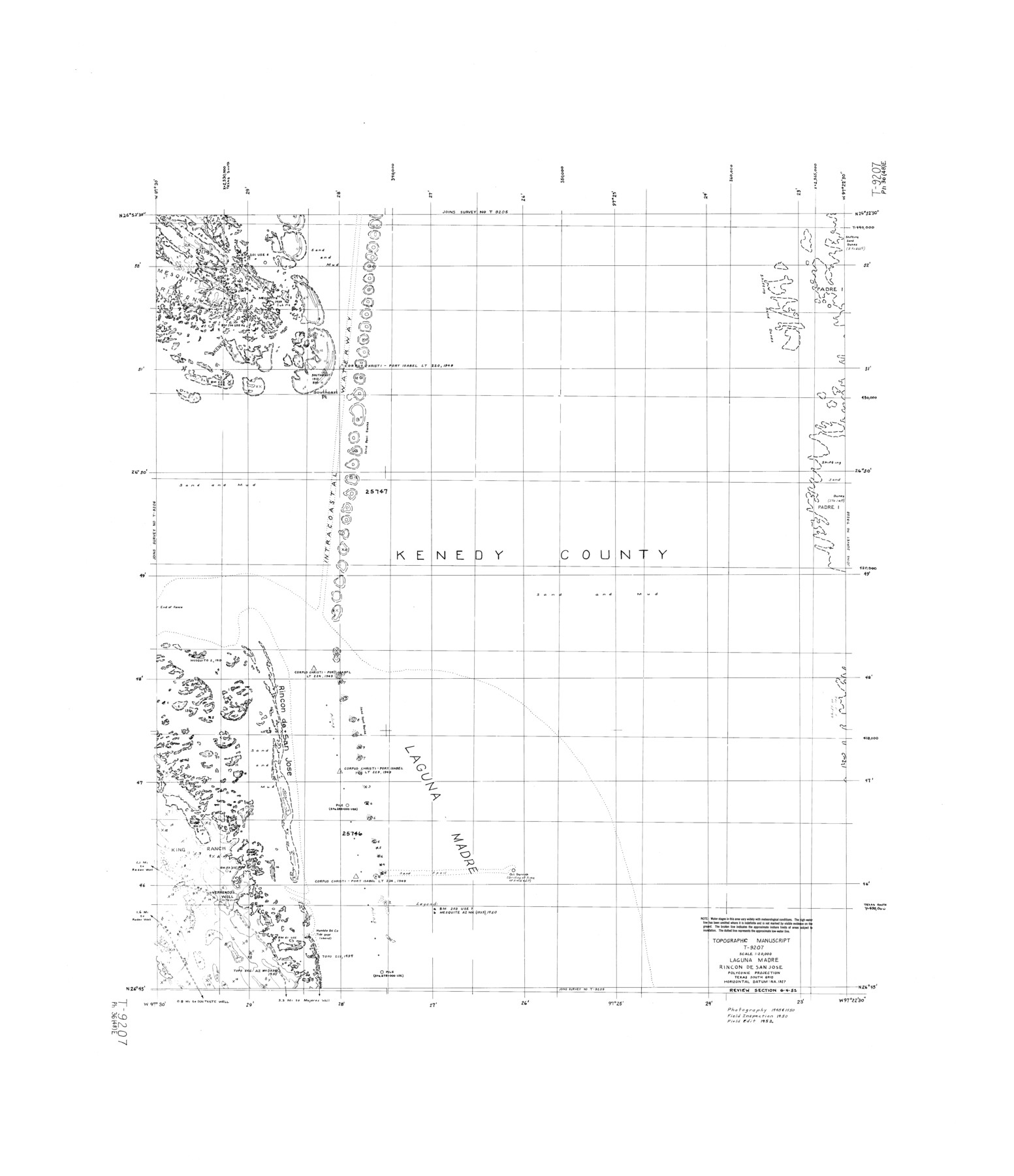 9386, Kleberg County Rolled Sketch 10-24, General Map Collection