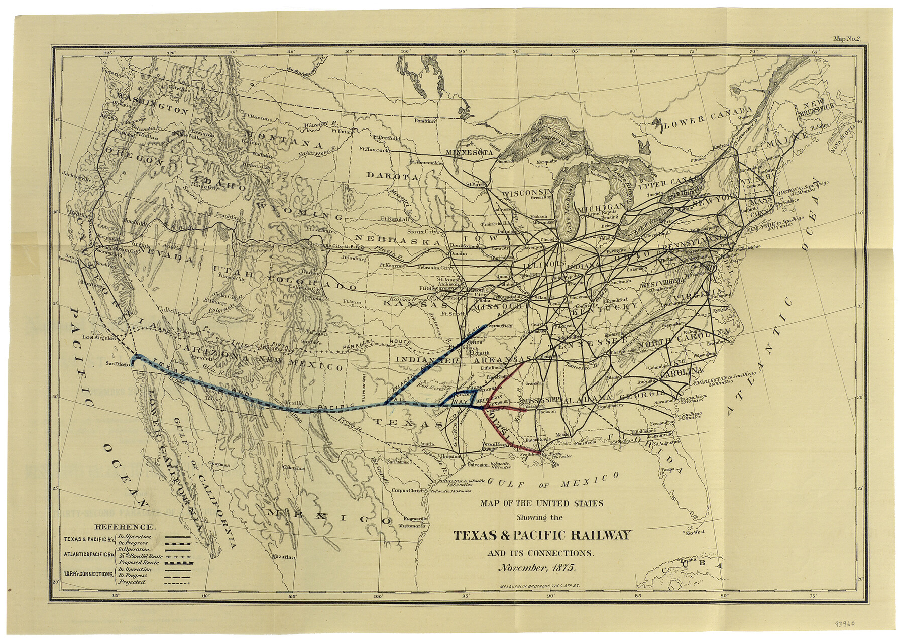 A Map of the Foundation Sites in The United States