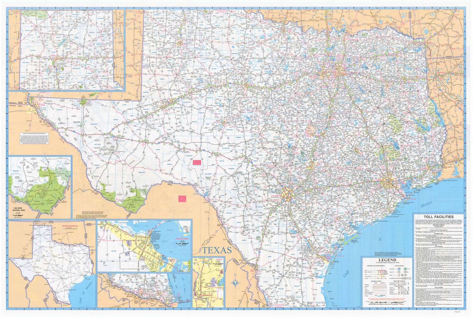 94018, Texas, General Map Collection