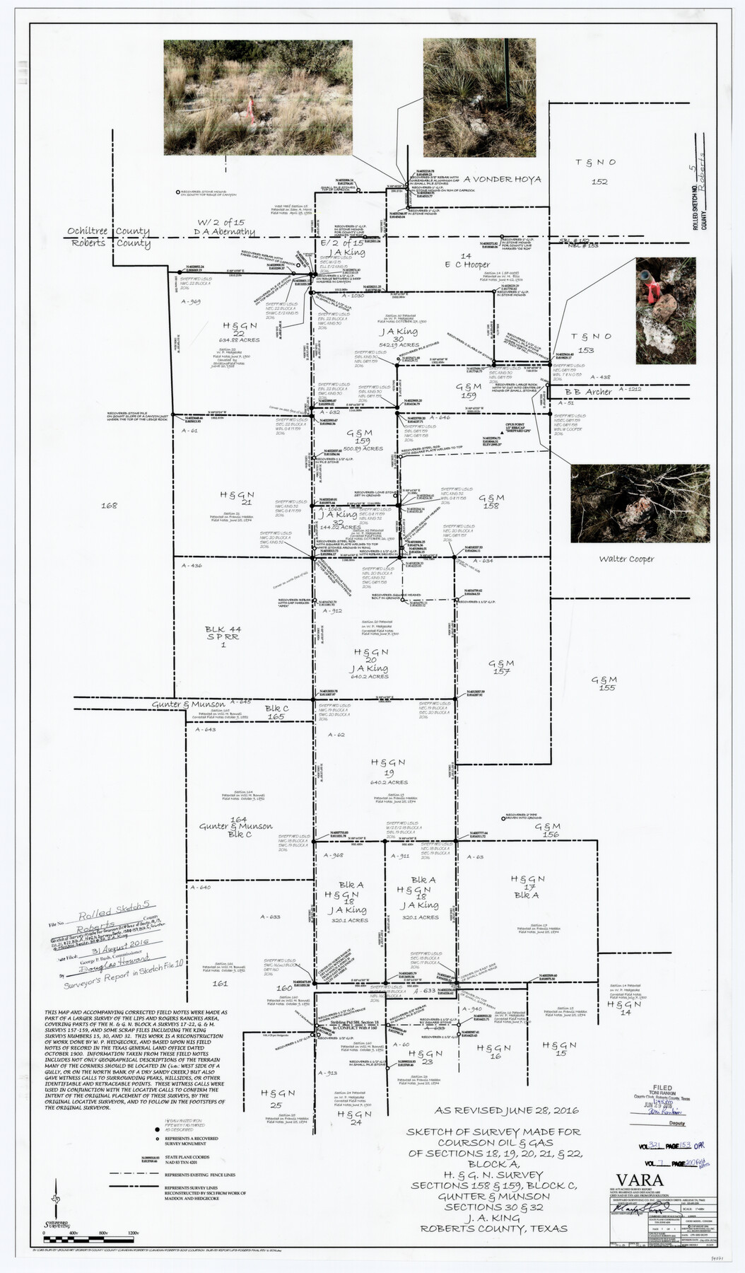 94071, Roberts County Rolled Sketch 5, General Map Collection