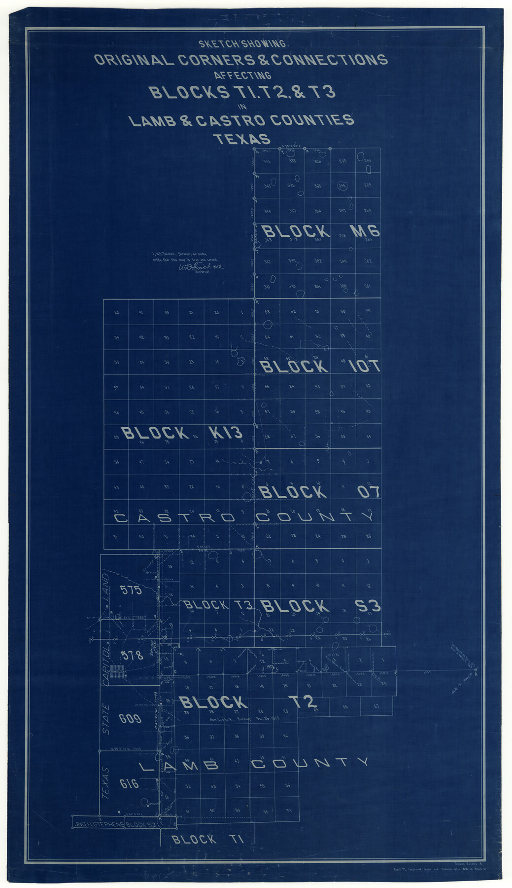 9415, Lamb County Rolled Sketch 7, General Map Collection