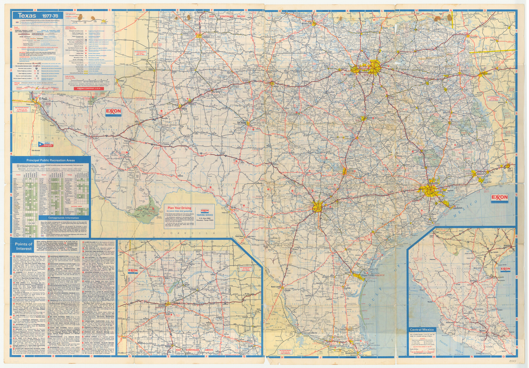 94183, Texas [Recto], General Map Collection
