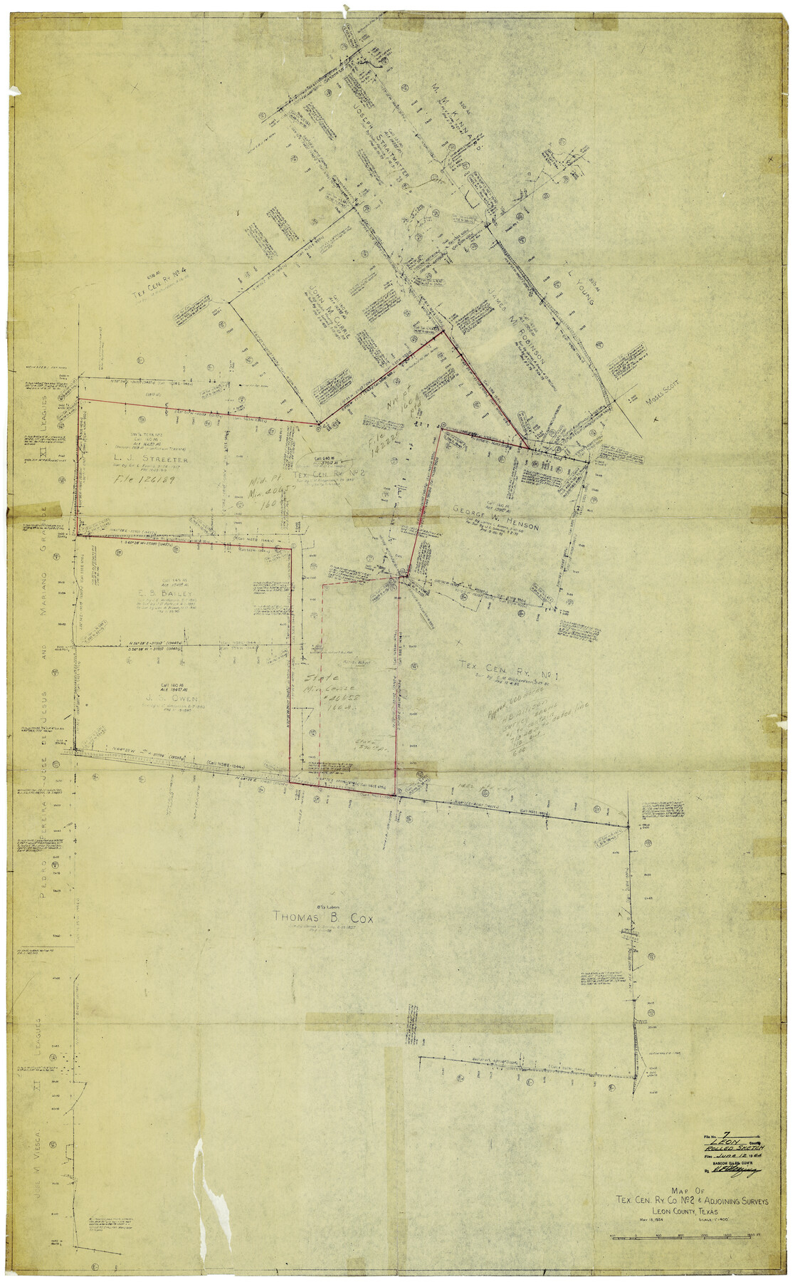 9428, Leon County Rolled Sketch 7, General Map Collection
