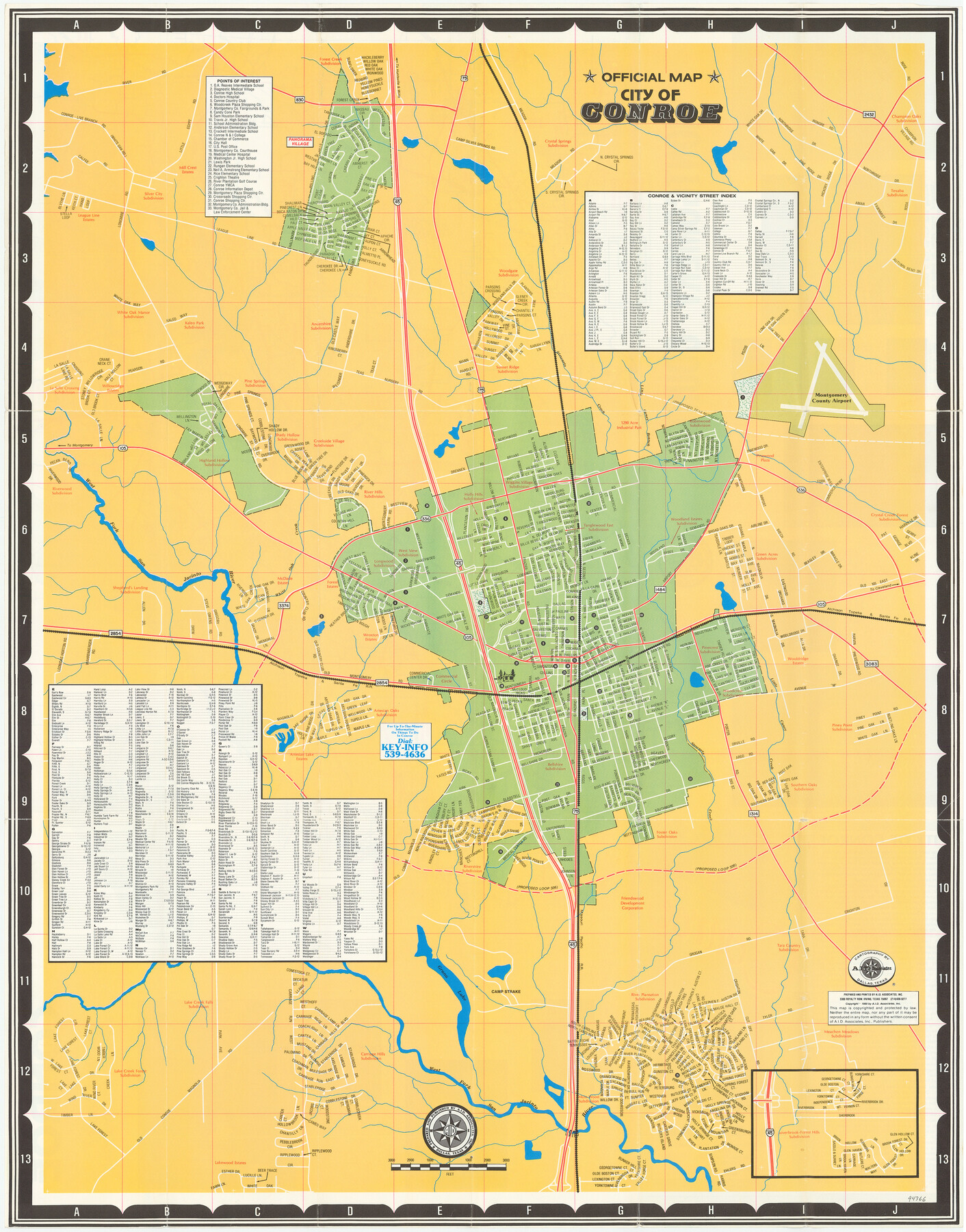 94366, Conroe, General Map Collection