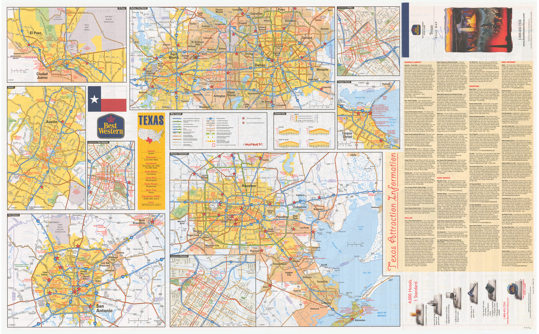 94372, Texas Road Map, General Map Collection