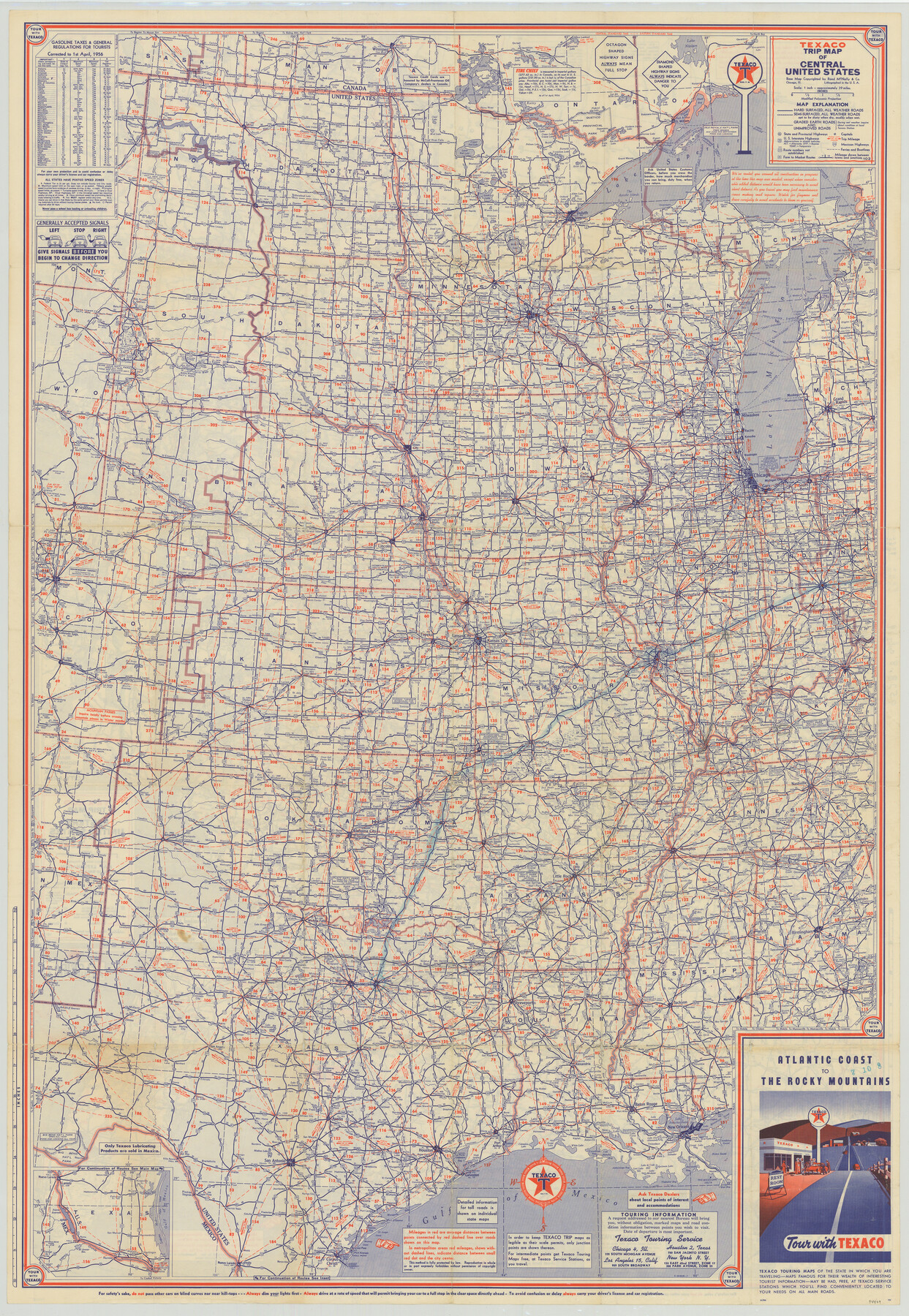 94409, Atlantic Coast to the Rocky Mountains, General Map Collection