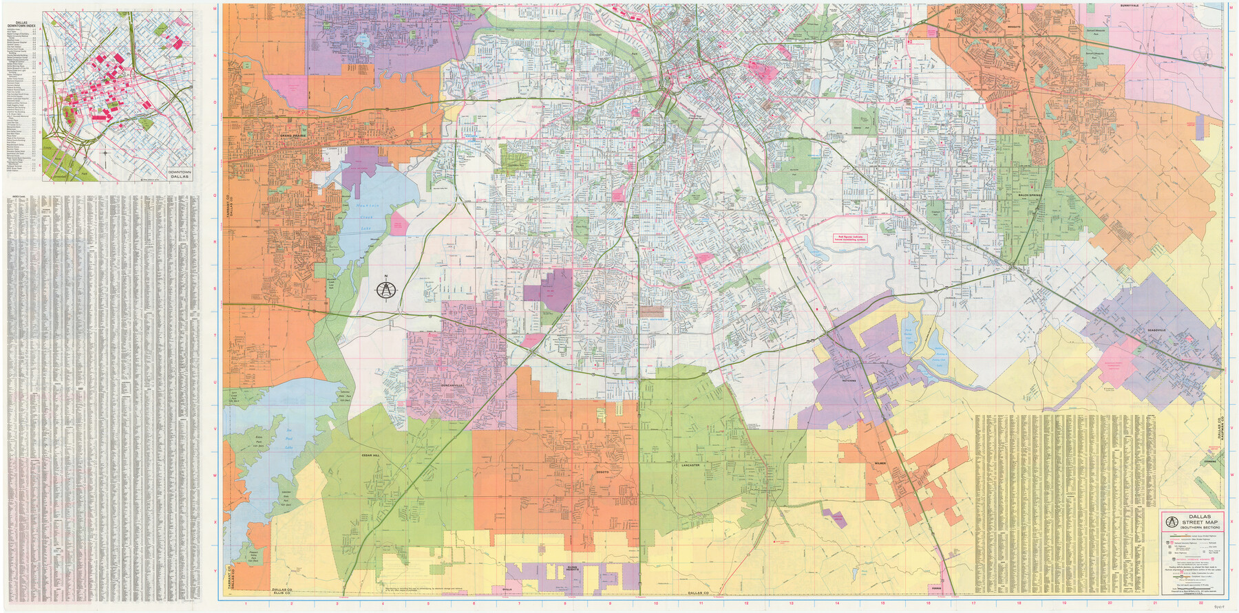 94419, Dallas, General Map Collection