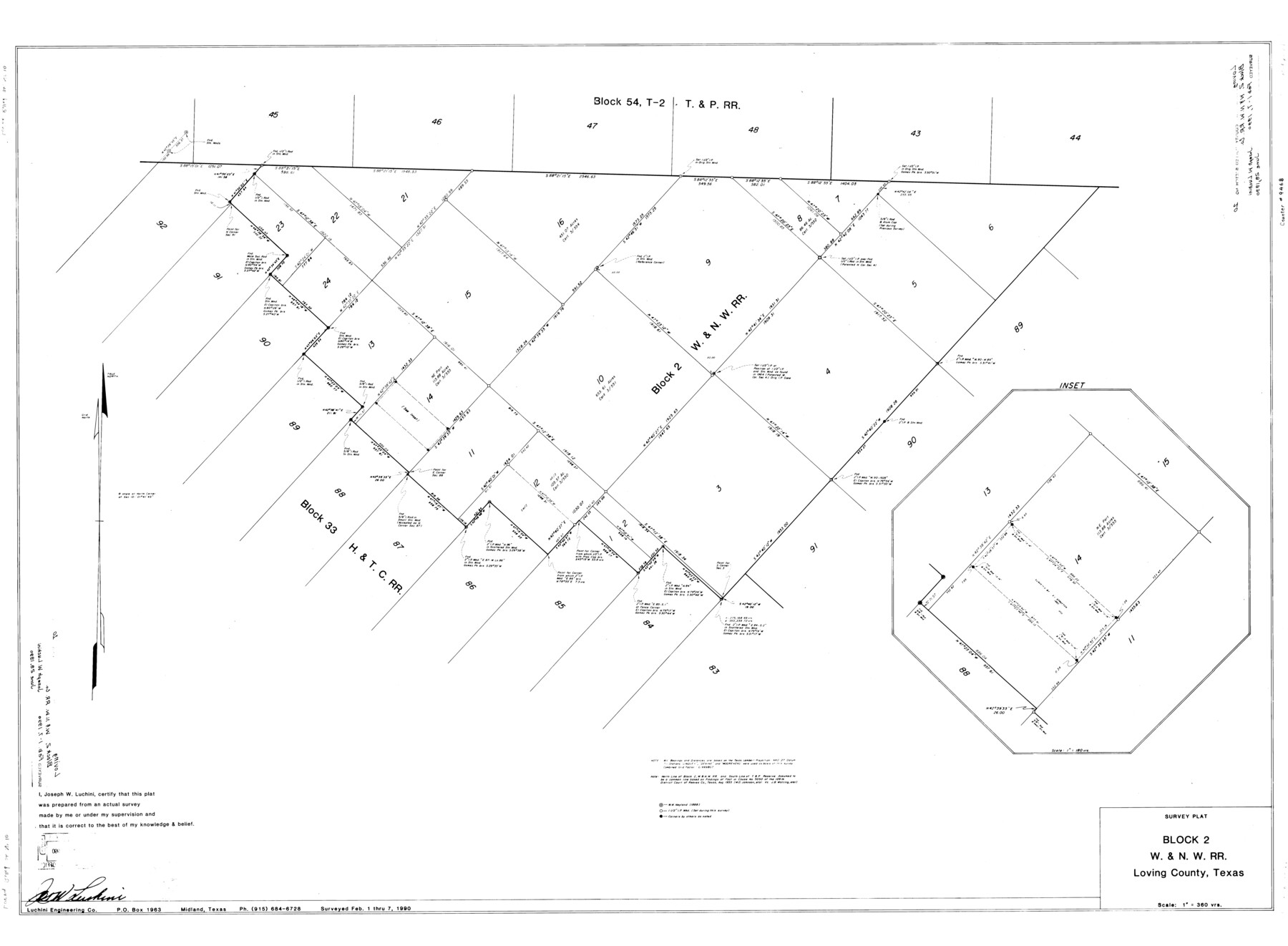 9468, Loving County Rolled Sketch 10, General Map Collection