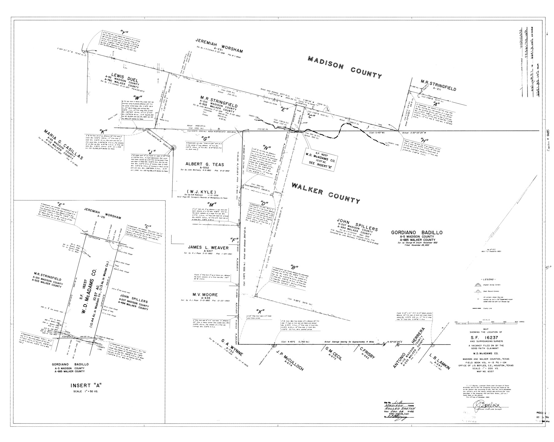 9485, Madison County Rolled Sketch 1, General Map Collection