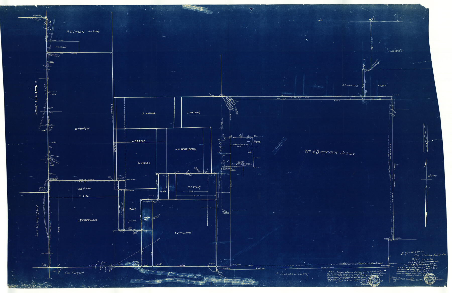 9487, Marion County Rolled Sketch F, General Map Collection