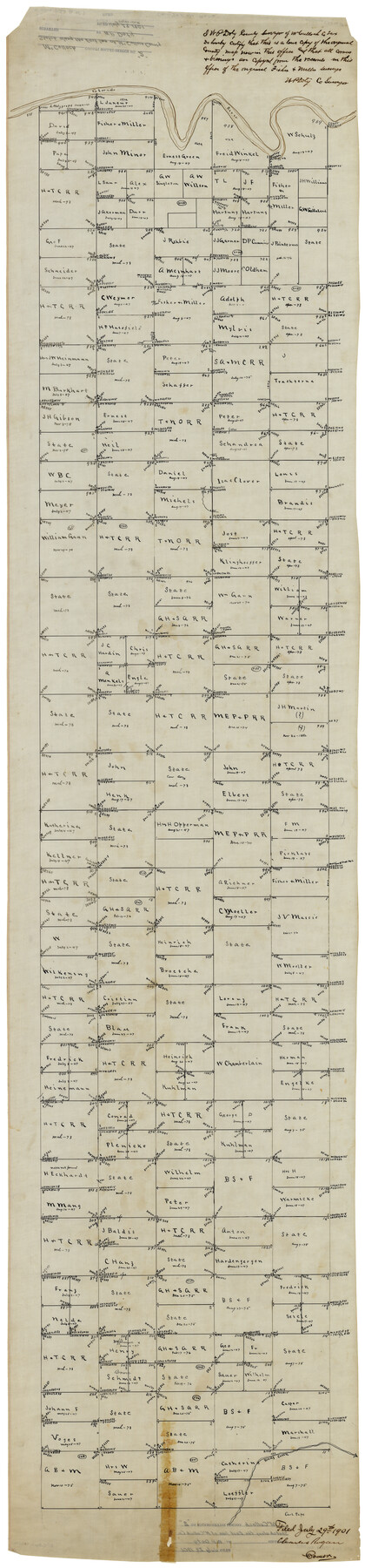 9496, McCulloch County Rolled Sketch 2, General Map Collection
