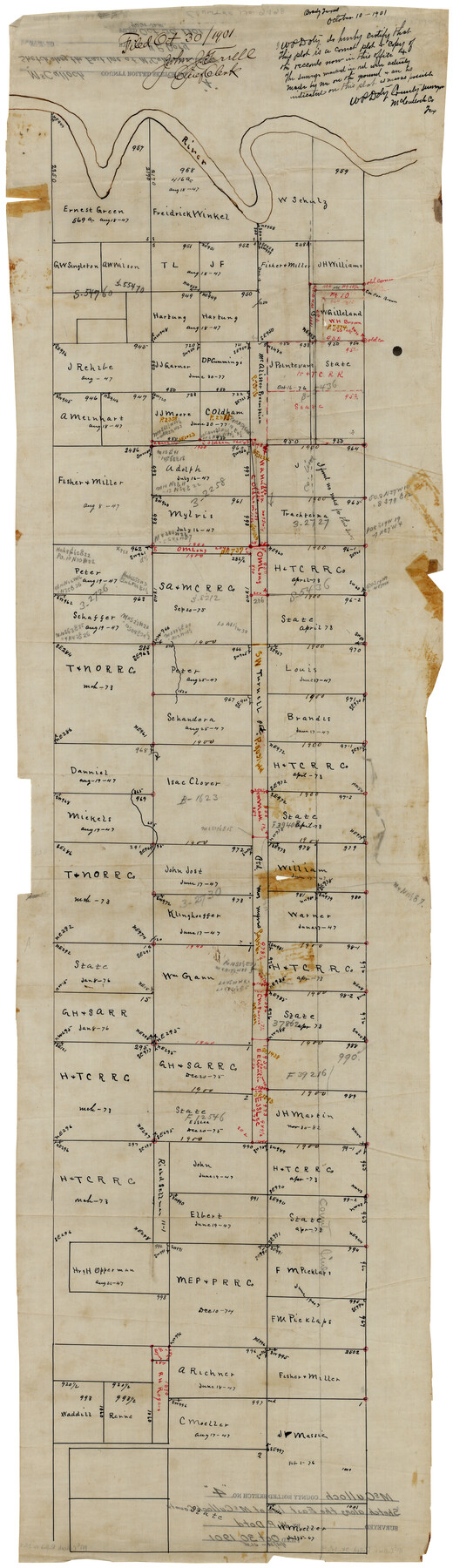 9498, McCulloch County Rolled Sketch 4, General Map Collection