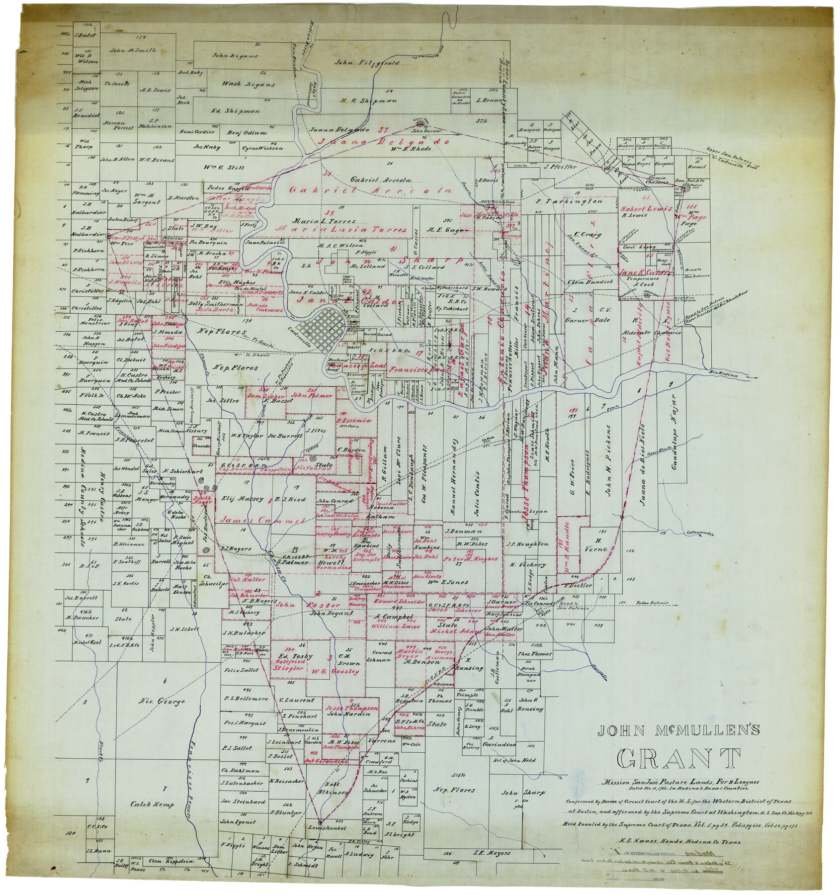 9503, Medina County Rolled Sketch 1, General Map Collection
